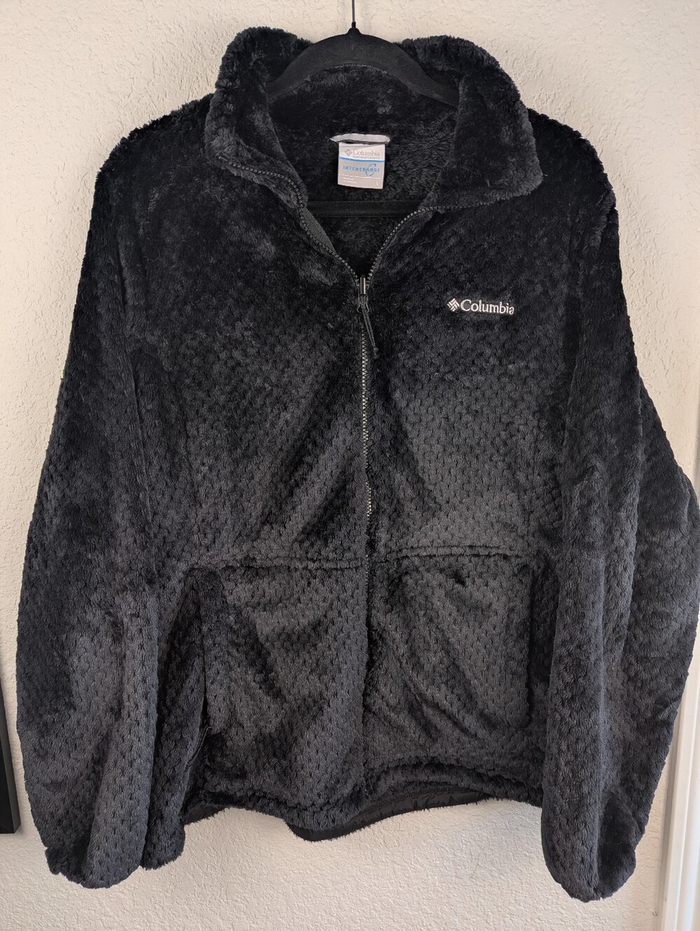 Columbia Bugaboo II Sherpa Interchange Jacket L Black Excellent Condition